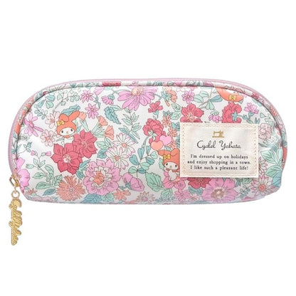 Cyalel Yahata Sanrio Liberty Floral Zipper Glasses Case Made in Japan