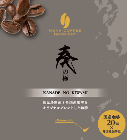 Noah Coffee 奏之極 日本產 + 精選進口自家烘焙豆 拼配咖啡豆 100g x 3盒