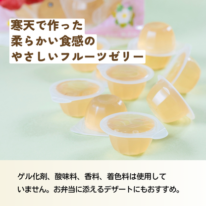 North Colors Additive-Free Jelly Variety Pack Apple 5 Packs + Strawberry 5 Packs Made in Japan