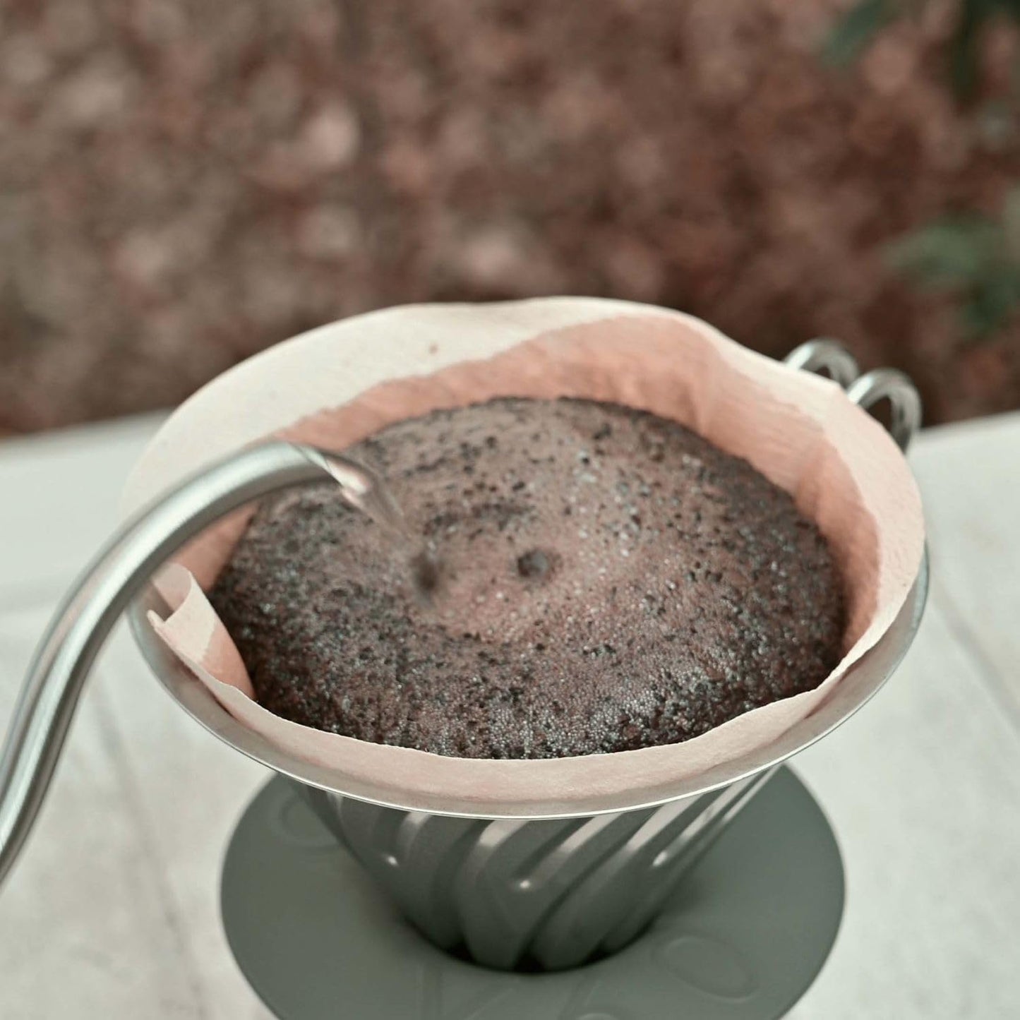 HARIO V60 Outdoor Metal Dripper  1-4 Cups Made in Japan O-VDM-02-HSV