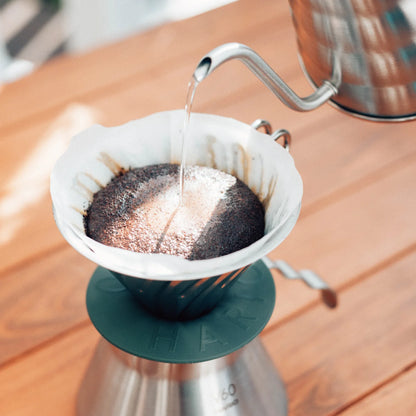 HARIO V60 Outdoor Metal Dripper  1-4 Cups Made in Japan O-VDM-02-HSV