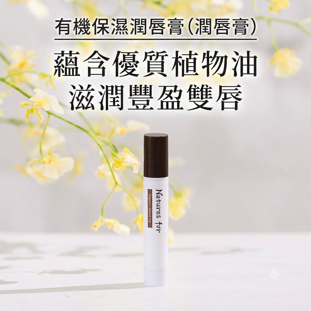 Neo Natural Natures for Organic Moist Lip 99.5% Organic Natural Lip Balm 3.6g Made in Japan