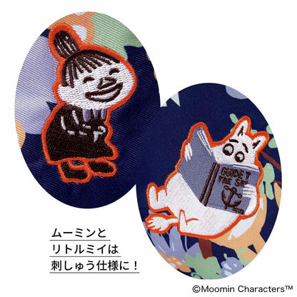 Otona no Oshare Techo May 2026 Moomin Embroidered Drawstring Tote Bag