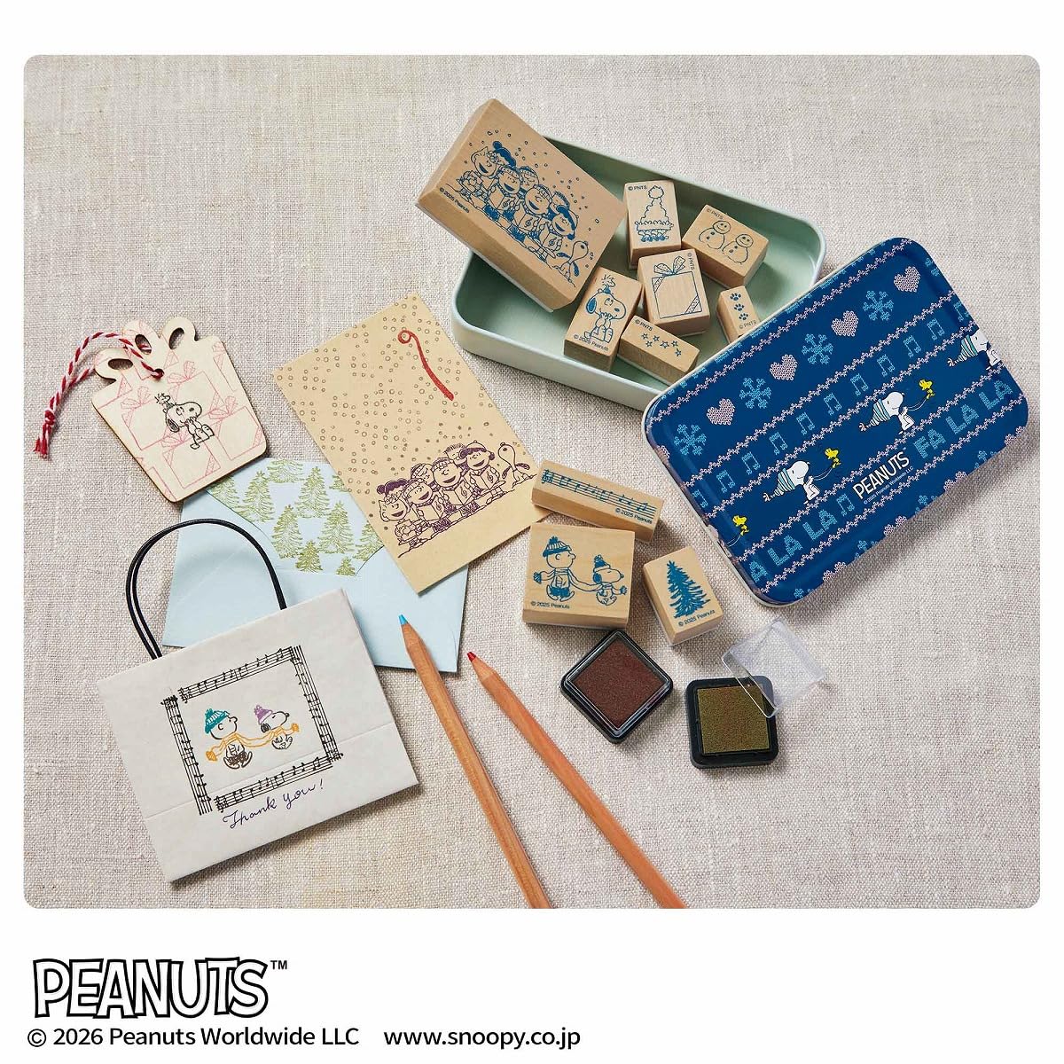 大人のおしゃれ手帖 2026年1月號 封面 中谷美紀 附送 Snoopy 印章鐵盒套裝