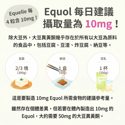 大塚製藥 Equelle 雌馬酚 大豆異黃酮營養補充 120粒 x 3袋優惠裝