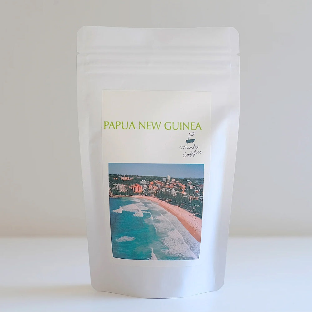 MANLY COFFEE Papua New Guinea Colbran Washed Whole Beans, Roasted in Japan