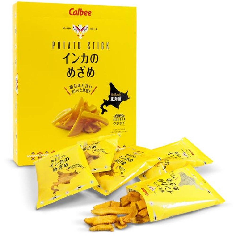 Calbee 卡樂B 卡樂比 北海道限定 黃金薯條 印加的覺醒 栗子般甘甜 稀有品種 8小包 x 3盒優惠裝