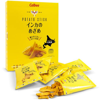 Calbee 卡樂B 卡樂比 北海道限定 黃金薯條 印加的覺醒 栗子般甘甜 稀有品種 8小包 x 3盒優惠裝
