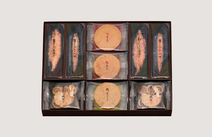 桂新堂 鮮蝦盛宴什錦禮盒 頂級原隻大蝦 4杯+13包 160年老字號