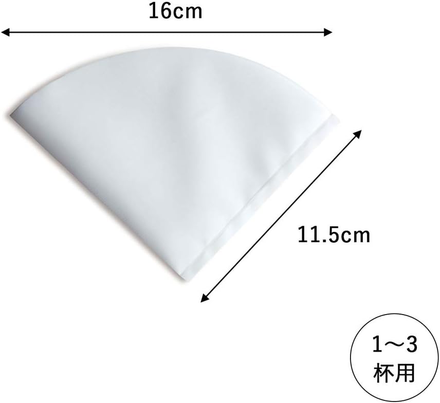 KOGU Reusable Polyester Pour Over Coffee Filter 1-3 Cups 40625 Made in Japan