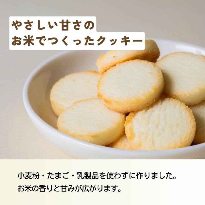 North Colors 日本產 無麩質 無蛋奶配方 米粉曲奇 Rice Flour Cookies 70g x 6包
