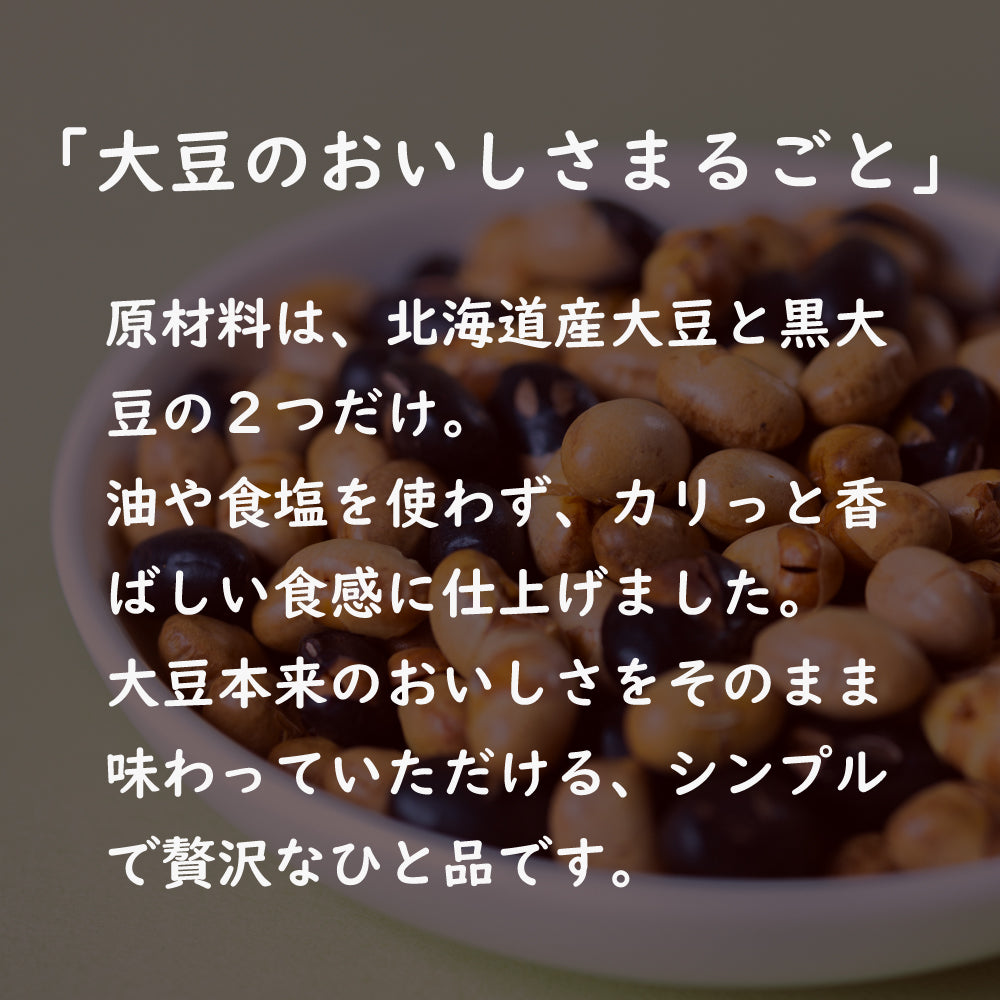 North Colors 日本產 無添加 北海道雙色烘焙大豆 混合豆健康零食 65g x 10包優惠裝
