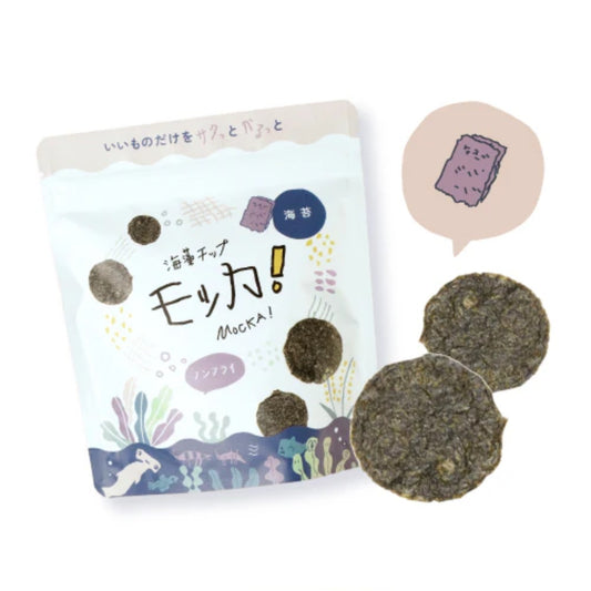 SEASON MOKKA! Seaweed Chips Nori Flavor Non-fried Made in Japan 35g x 5-Pack