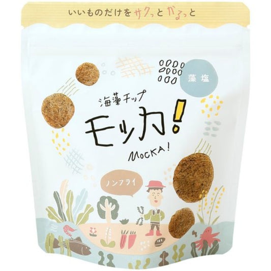 SEASON 日本產 MOKKA！非油炸 海藻脆片  海藻零食 健康零食 藻鹽味 35g x 5包