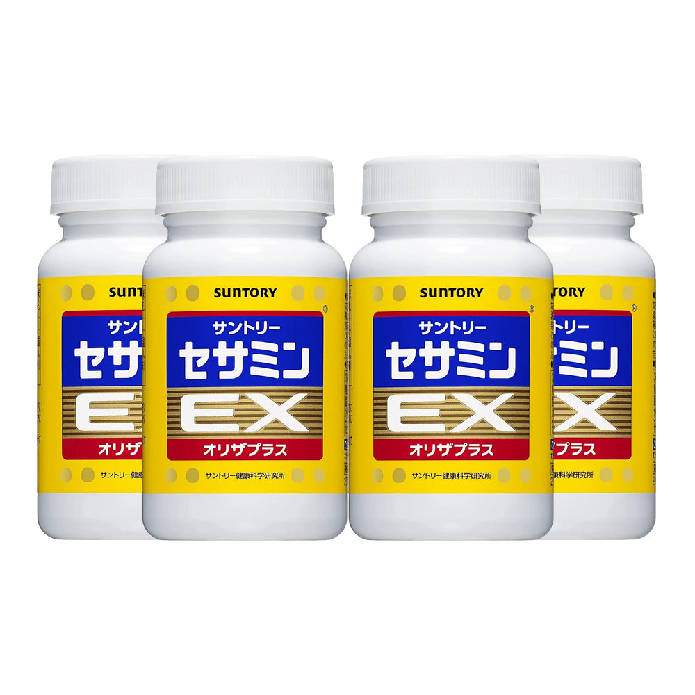 日本Suntory 芝麻明EX 4樽優惠套裝 1080粒/360日份量 (270粒 x 4樽)