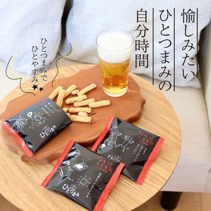 岩塚製菓 日本產 蝦香黑胡椒佐酒米果條 日式佐酒小食 特色零食 80g × 12包