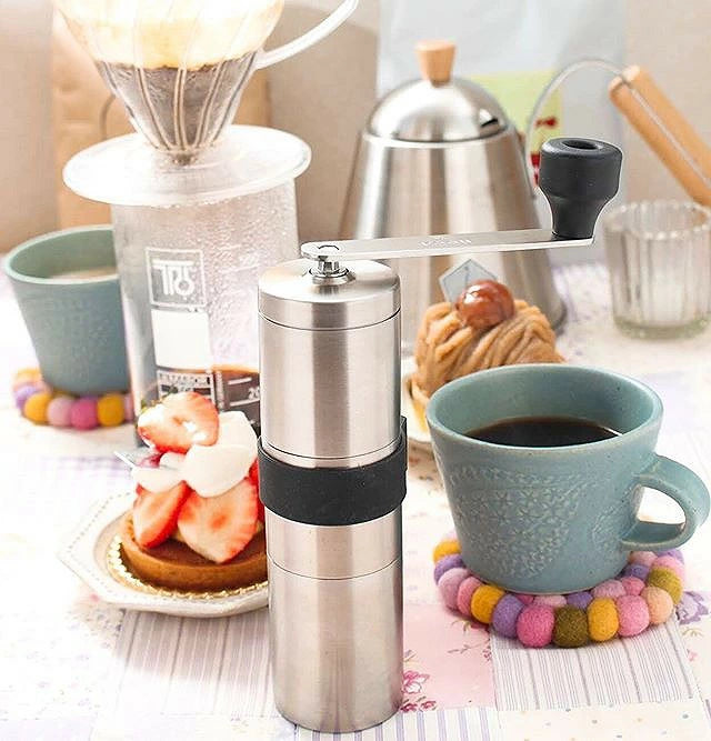 KOGU Powder Control Stainless Steel Ceramic Coffee Mill Grinder 41286 Made in Japan