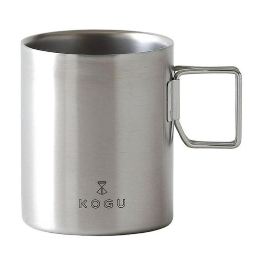 KOGU 珈琲考具 日本製 不鏽鋼雙層保溫防燙馬克杯 330ml 42165
