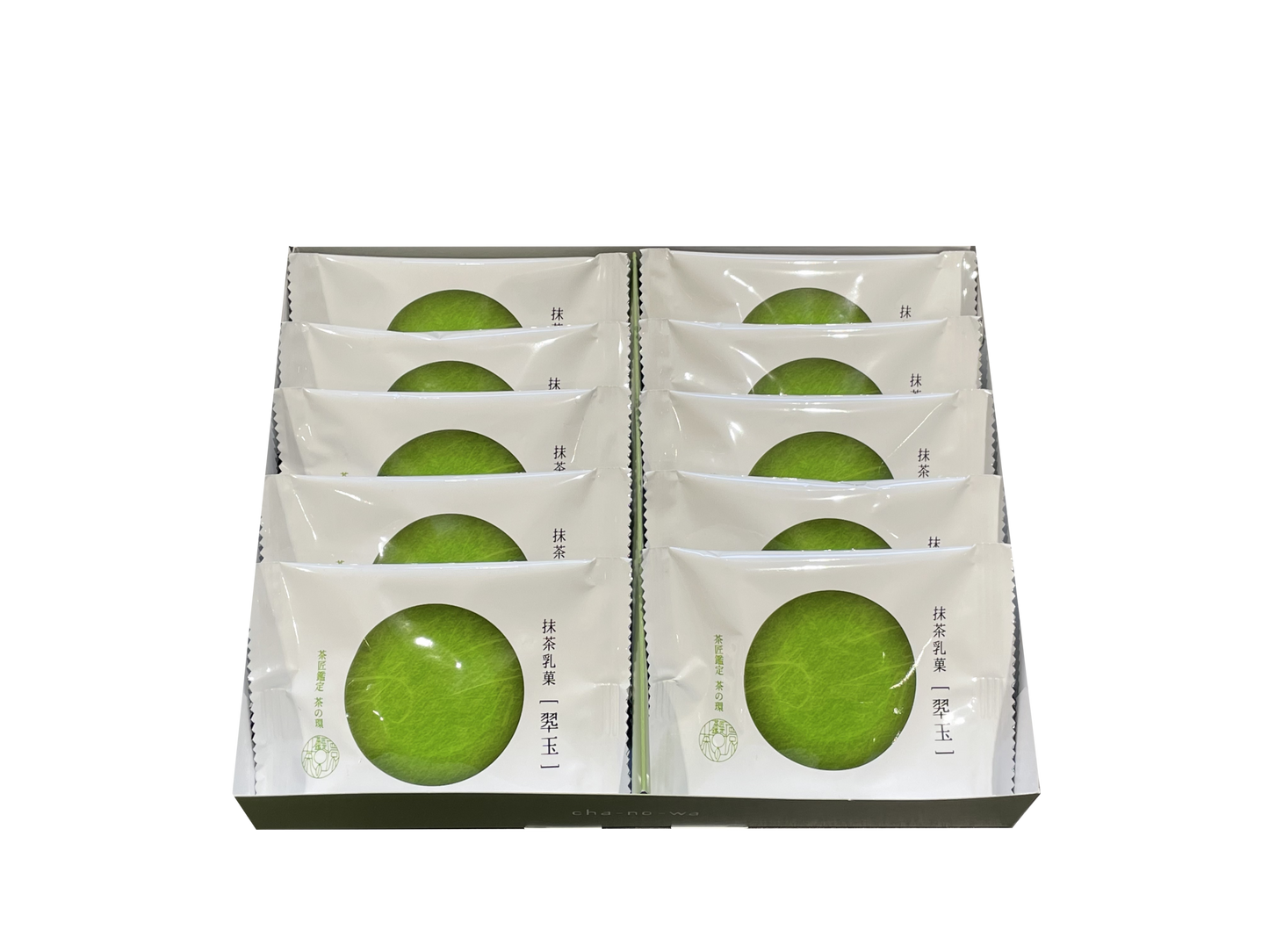 茶之環 抹茶乳菓 翠玉系列 濕潤抹茶牛奶蛋糕 (10件)