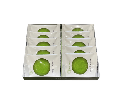 茶之環 抹茶乳菓 翠玉系列 濕潤抹茶牛奶蛋糕 (10件)
