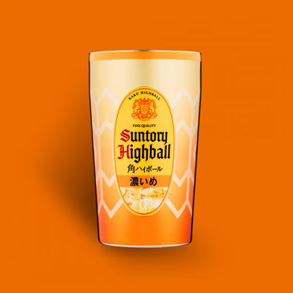 Suntory 三得利 角瓶Highball設計 真空保溫酒杯 真空斷熱保冷杯套裝 一套兩款