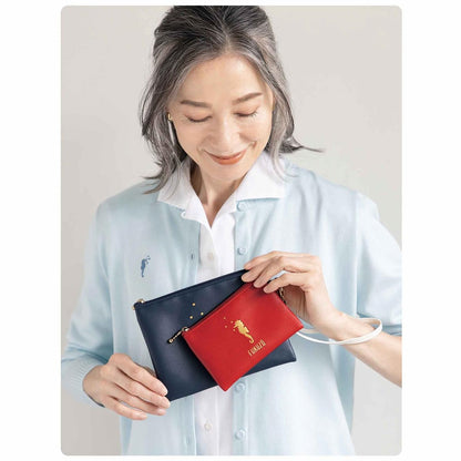 素敵なあの人 2026年1月號  封面 富岡佳子 附送 FUKUZŌ 仿皮收納袋2件套