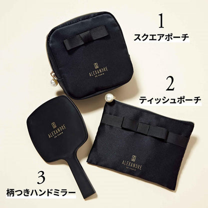 sweet 雜誌 2026年1月號 封面 堀田真由 附送 ALEXANDRE DE PARIS 少女儀容收納袋連鏡 3件套裝