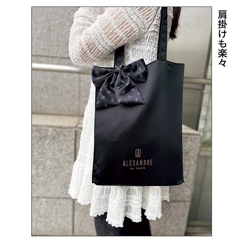 sweet 2026年1月號增刊 附送 ALEXANDRE DE PARIS 緞面手提袋及蝴蝶結掛飾