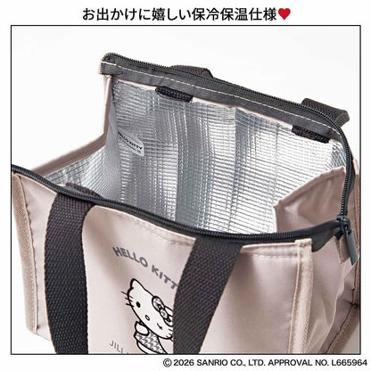 Sweet 2026年6月號 HELLO KITTY × JILL by JILL STUART 千鳥格保冷袋＋保冷飯糰束口袋