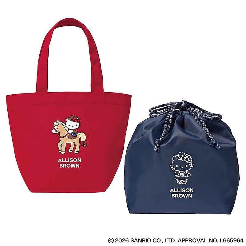 Sweet 2026年6月號 特別號 otona SWEET｜HELLO KITTY × ALLISON BROWN Tote Bag 托特包＋束口袋