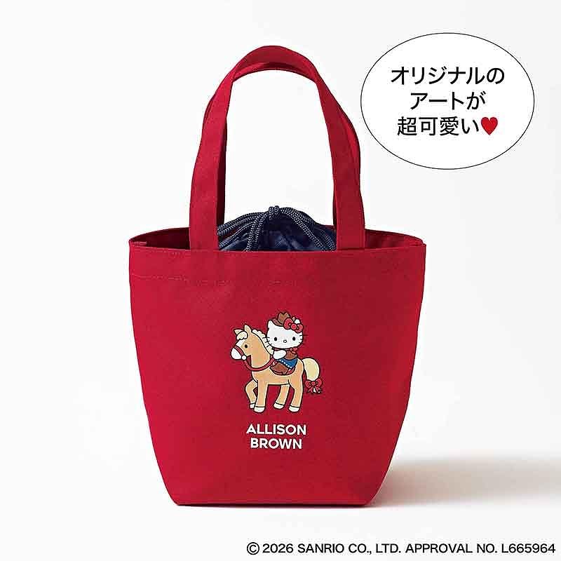 Sweet 2026年6月號 特別號 otona SWEET｜HELLO KITTY × ALLISON BROWN Tote Bag 托特包＋束口袋