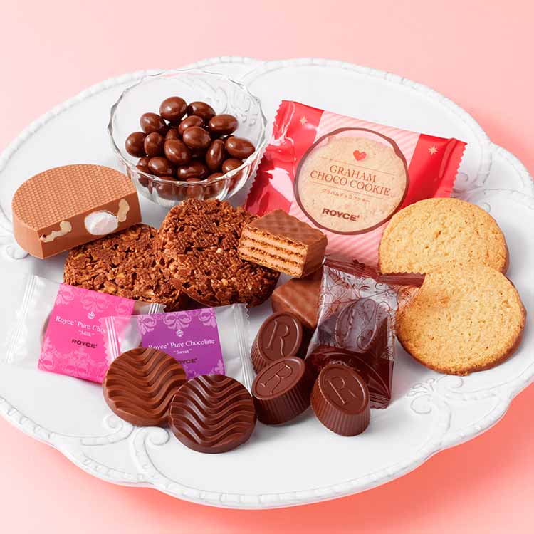 ROYCE' Sweet Assortment 情人節限定禮盒 17件 咖啡摩卡/全麥曲奇