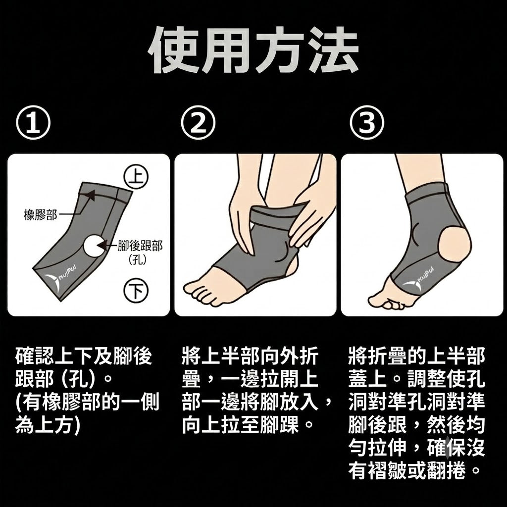 ProFits Thin Compression Ankle Supporter Made in Japan