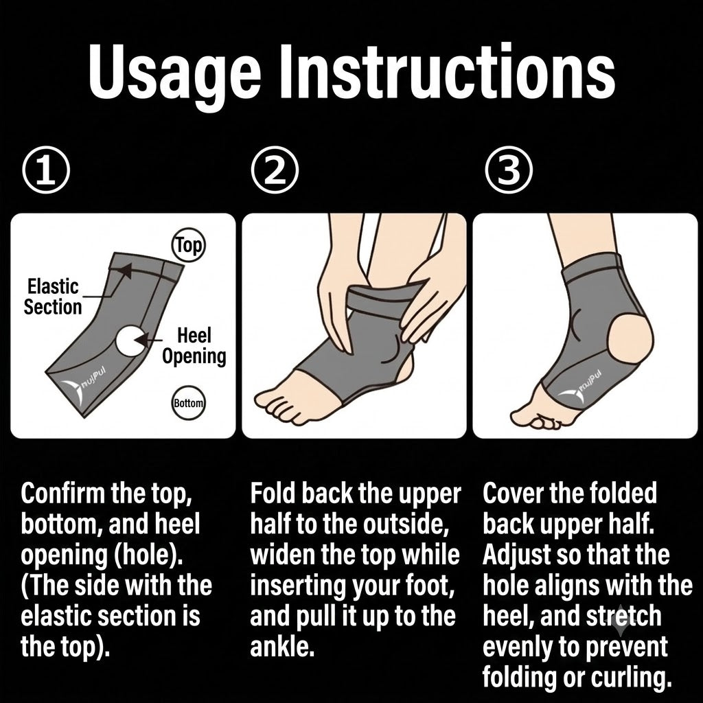 ProFits Thin Compression Ankle Supporter Made in Japan