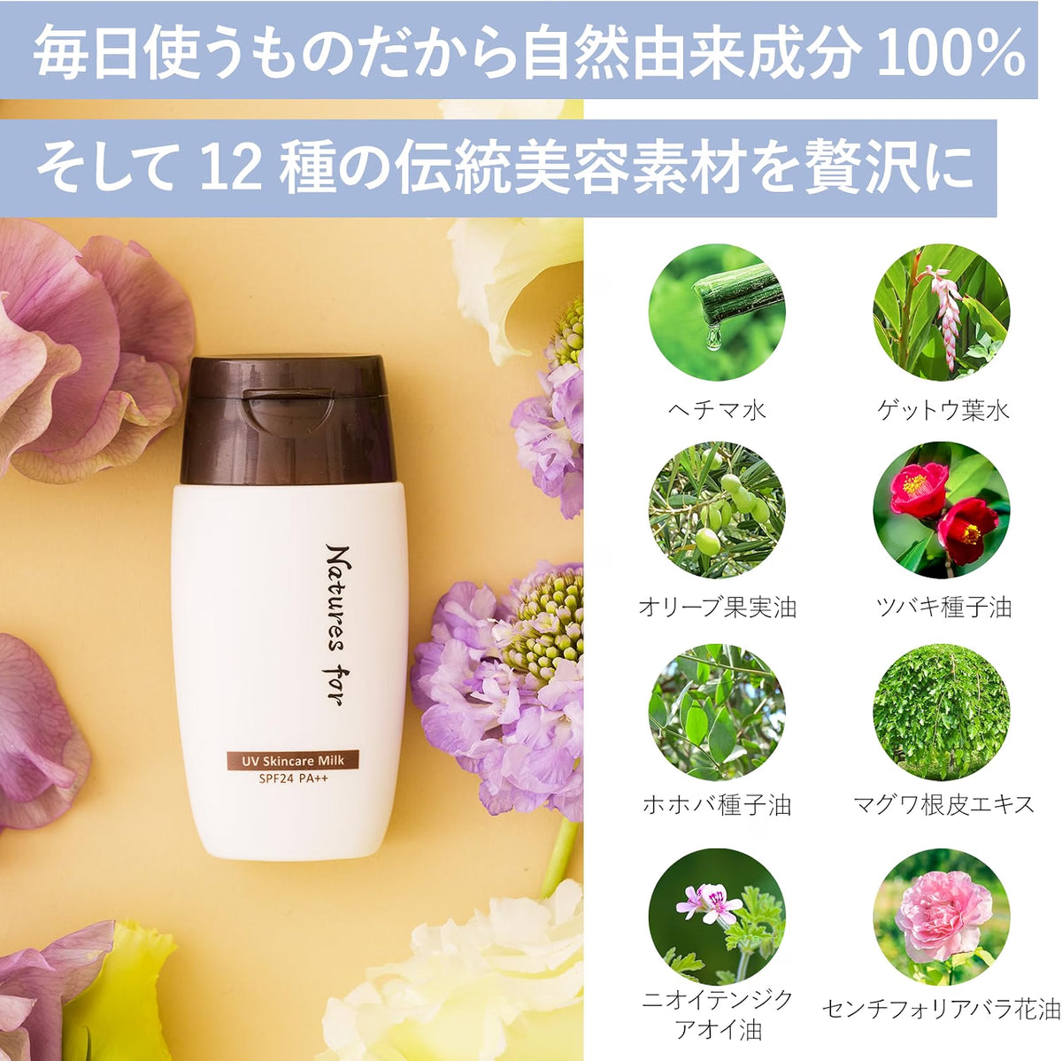Neo Natural Natures for 日本製 UV Skincare Milk 天然護膚防曬乳 SPF24・PA++ 30ml x 2瓶