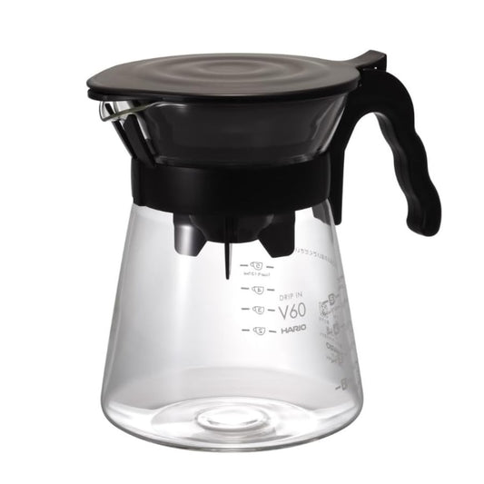 HARIO 日本製 V60 Drip-in 疊合收納手沖咖啡濾杯壺組 700ml VDIR-02-B