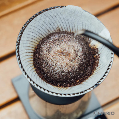 HARIO 日本製 V60 NEO Tritan 防摔樹脂手沖咖啡濾杯 1-4杯用 黑色 透色 琥珀色