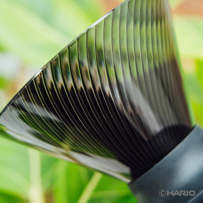 HARIO 日本製 V60 NEO Tritan 防摔樹脂手沖咖啡濾杯 1-4杯用 黑色 透色 琥珀色
