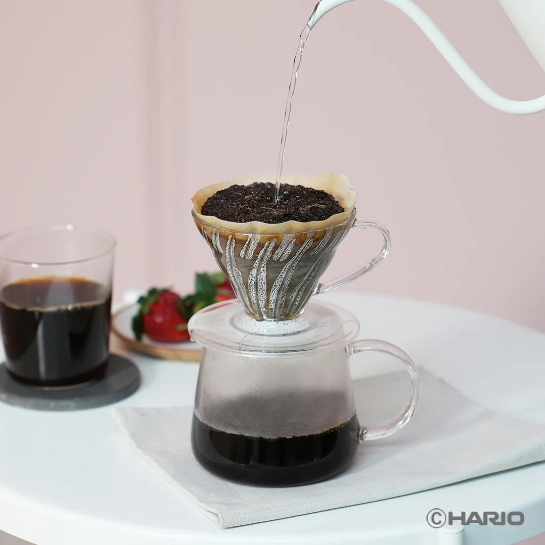 HARIO 日本製 V60 Tritan 醇厚透亮防摔樹脂手沖咖啡濾杯 透明 VDTA-01-T / VDTA-02-T