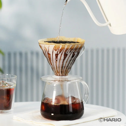 HARIO 日本製 V60 Tritan 醇厚透亮防摔樹脂手沖咖啡濾杯 透明 VDTA-01-T / VDTA-02-T