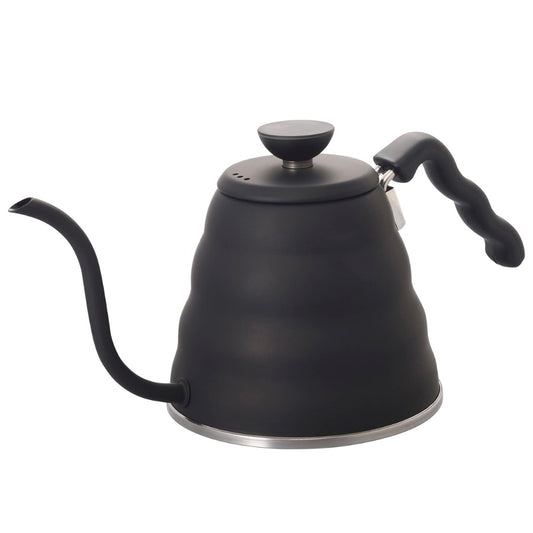 HARIO 日本製 V60 Buono 雲朵不鏽鋼細口手沖咖啡壺 800ml 啞光黑 VKBR-120-MB