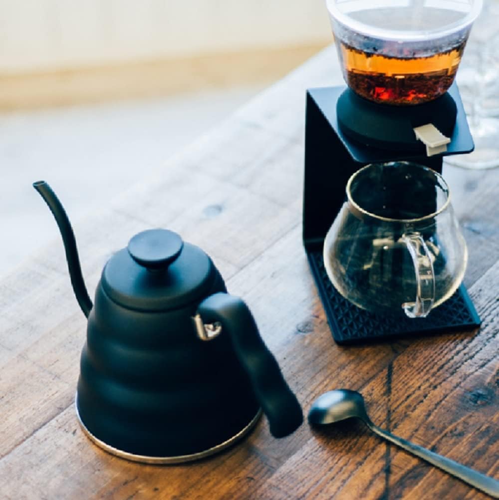 HARIO V60 Buono Drip Kettle 800ml Matte Black Made in Japan VKBR-120-MB
