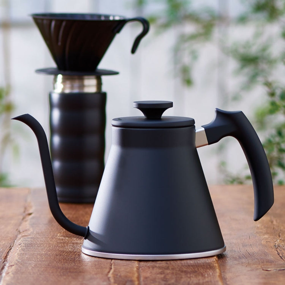 HARIO V60 Fit Drip Kettle Matte Black Made in Japan IH Compatible 800ml VKF-120-MB