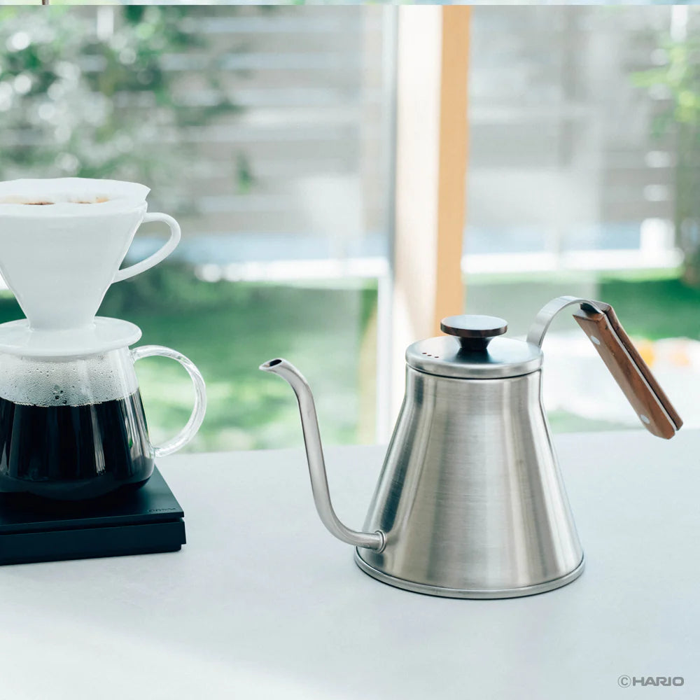 HARIO V60 Wood Drip Kettle Made in Japan 800ml VKW-120-HSV