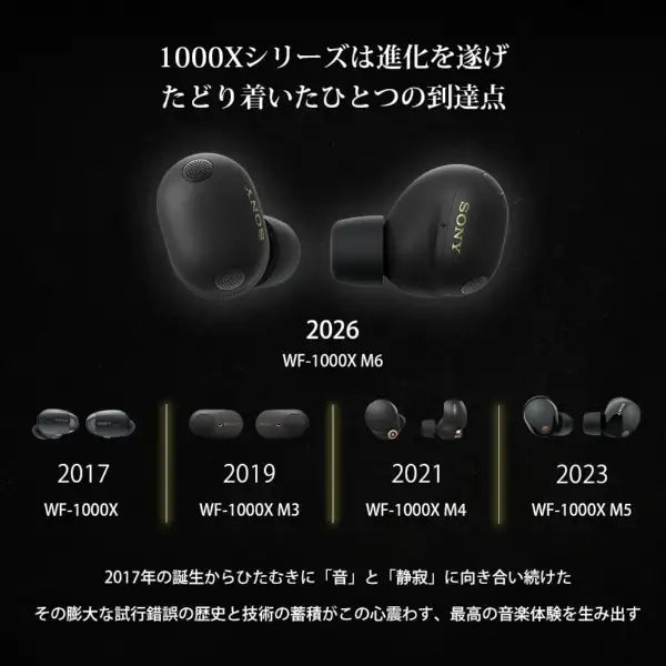 SONY WF-1000XM6 日本版 旗艦級 無線藍牙降噪耳機