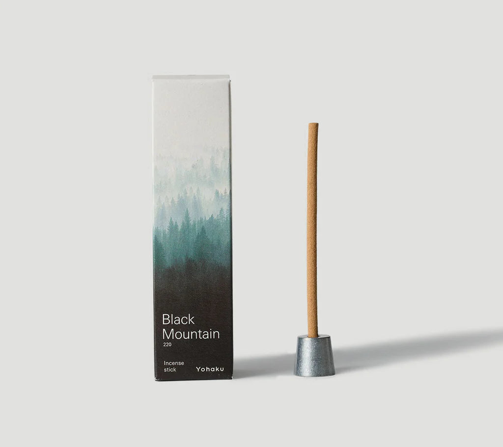 日本香堂 Yohaku 余白 日本製 Black Mountain 法國杜松 線香 Incense 25支 x 4盒