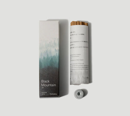 日本香堂 Yohaku 余白 日本製 Black Mountain 法國杜松 線香 Incense 25支 x 4盒