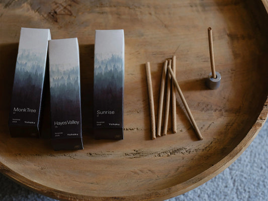 日本香堂Yohaku｜日本製 線香「Hayes Valley」（25 支入）