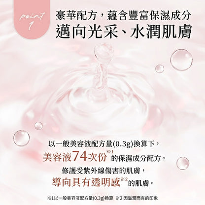 Yunth 日本製 美白透亮修護面膜Whitening Clear Sheet Mask 2盒12片