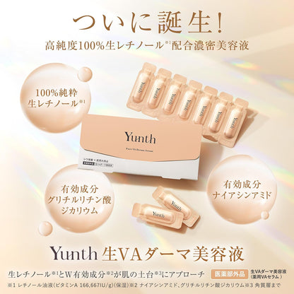 Yunth 日本製 100%高純度活性維他命A修復精華 修復美容液 28包